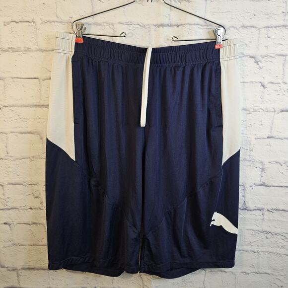 Puma Other - PUMA Men's Drycell Blue Athletic Shorts Elastic Waist Drawstring 2XLT